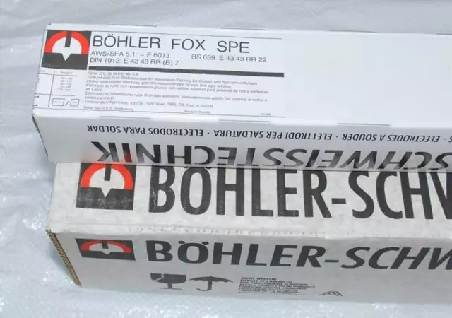 2. Снимка на BÖHLER FOX SPE ф 3.25 Заваръчни електроди аналог на Вежен 