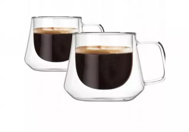 Двустенни термо чаши за кафе - 2 броя по 200 мл