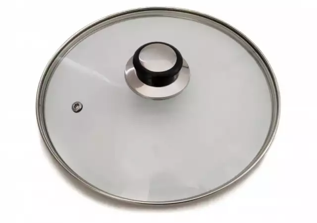 Стъклен капак за тенджера с бакелитна дръжка - 22 см