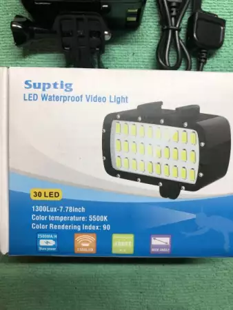 30 LED видео светлина Водоустойчива светлина Подводна светли