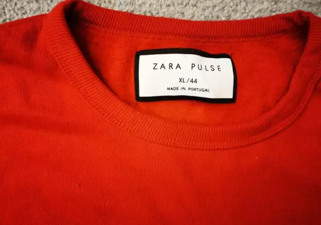 4. Снимка на Ватирани мъжки блузи с дълъг ръкав, Zara, XL