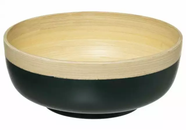Малка бамбукова купа за салата и снакс - 20 см