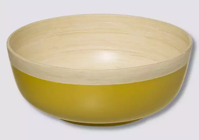 1. Снимка на Стилна бамбукова купа - 30 см