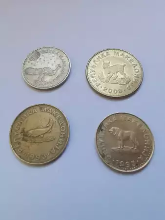 2. Снимка на Лот стари монети от Сев.Македония