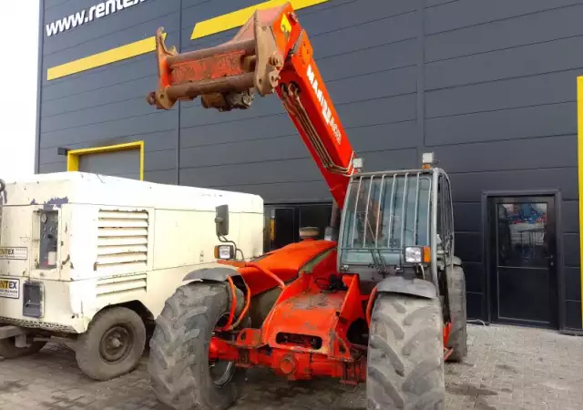 3. Снимка на Телескопичен товарач 7м Manitou MLT730 ПОД НАЕМ от Рентекс