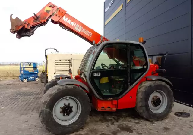 2. Снимка на Телескопичен товарач 7м Manitou MLT730 ПОД НАЕМ от Рентекс