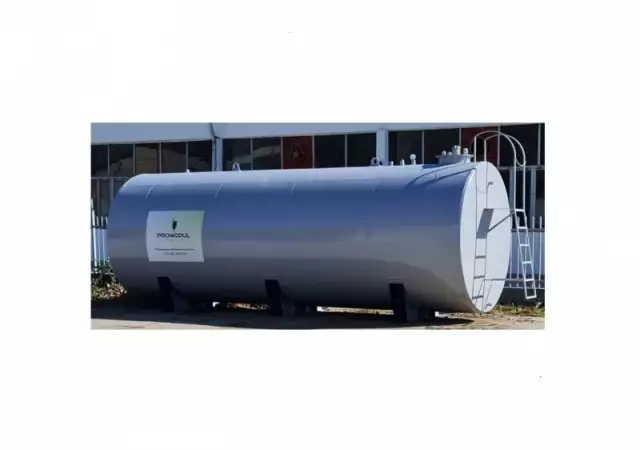 Цистерна за гориво с колонка налични двустенен резервоар