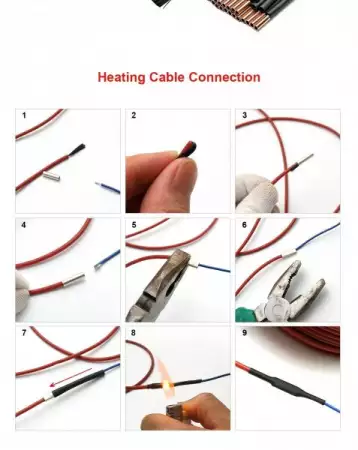 4. Снимка на Инфрачервен нагревателен кабел
