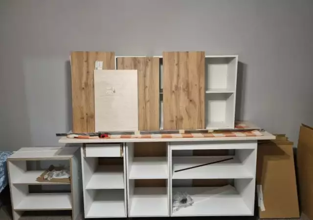 Кухненски шкафове за стандартна панелна кухня