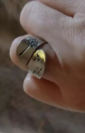 1. Снимка на Моден пръстен с глухарчета