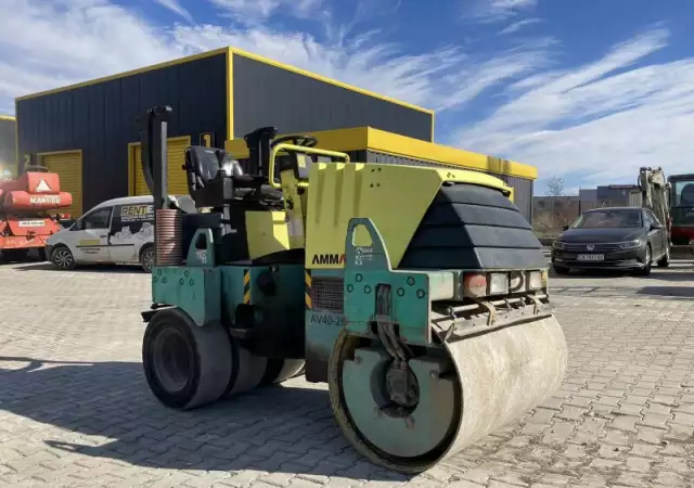 Валяк - еднобандажен 3600кг Ammann AV40 - 2K ПОД НАЕМ от Ренте