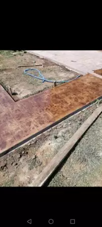 Шлайфан и щампован бетон
