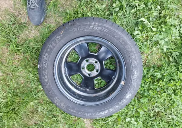 7. Снимка на Резервна гума с джанта за Рено Сценик Renault Scenic RX4