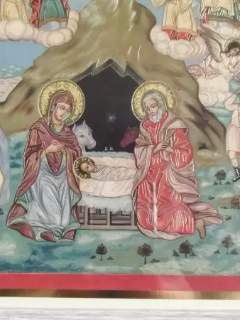 2. Снимка на Иконата на Рождество Христово - репродукция гр. Елена