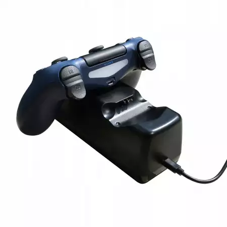 Стойка и зарядно за PS4 джойстици (dualshock), модел P4