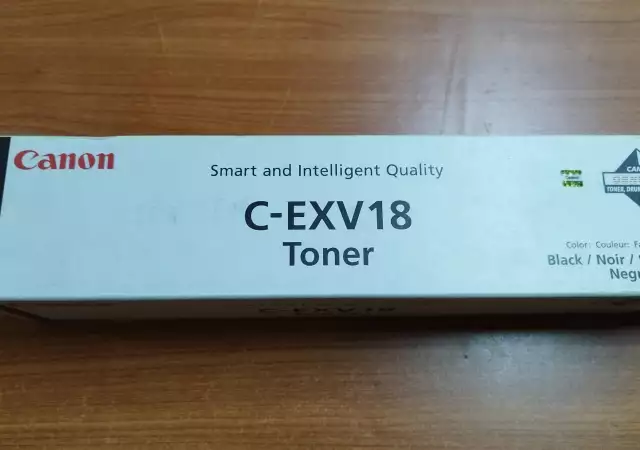 Canon C - EXV18 тонер касета - ОРИГИНАЛНА ЧЕРНА