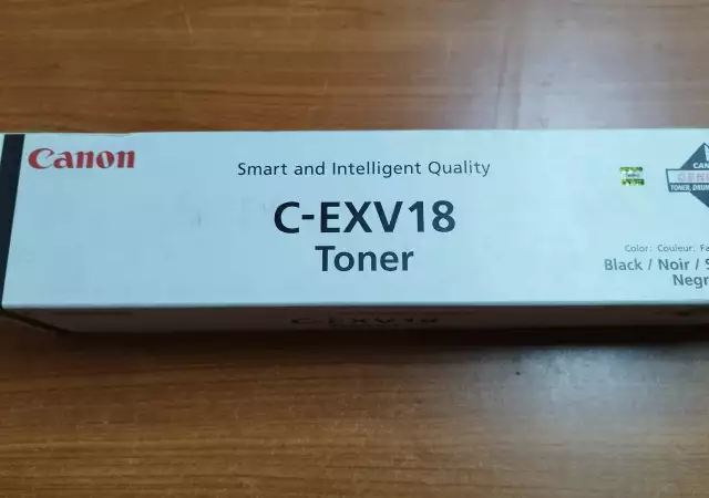 4. Снимка на Canon C - EXV18 тонер касета - ОРИГИНАЛНА ЧЕРНА
