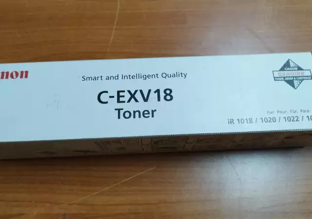 Canon C - EXV18 тонер касета - ОРИГИНАЛНА ЧЕРНА