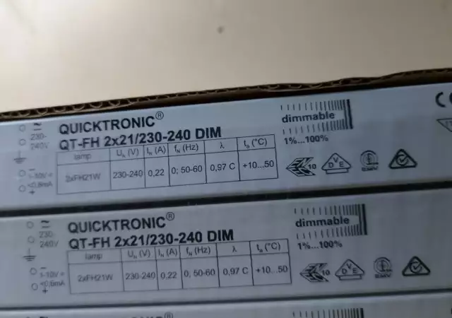 Електронно запалване баласт Osram Quicktronic QT - FH 2x21 2