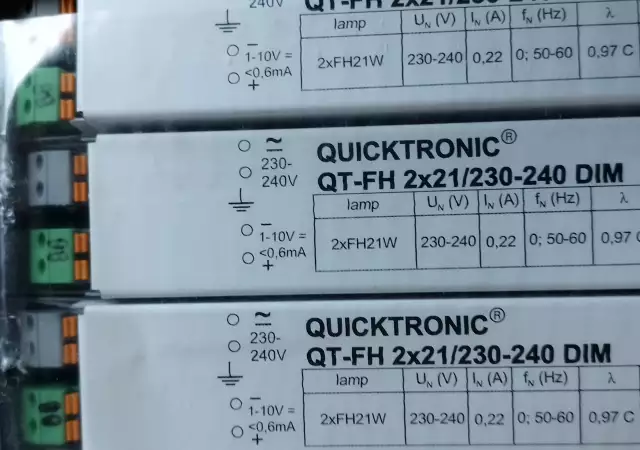 Електронно запалване баласт Osram Quicktronic QT - FH 2x21 2