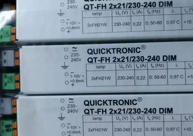 1. Снимка на Електронно запалване баласт Osram Quicktronic QT - FH 2x21 2