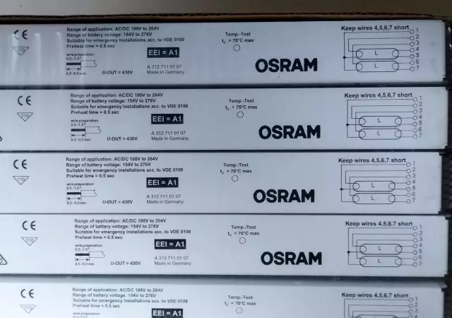 5. Снимка на Електронно запалване баласт Osram Quicktronic QT - FH 2x21 2