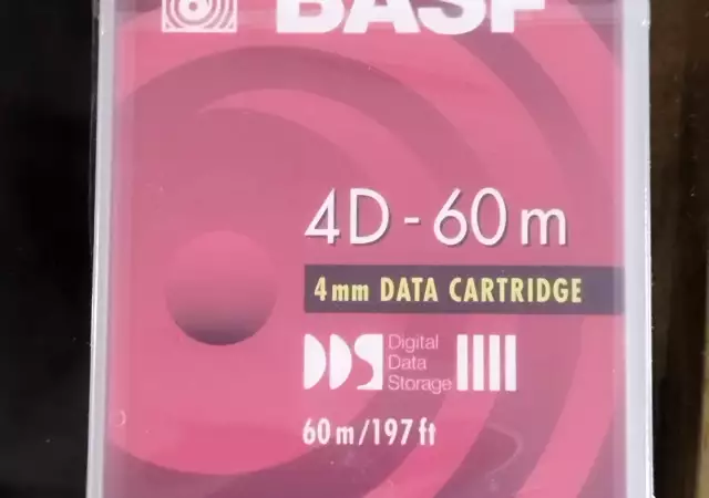 8. Снимка на Касета за данни - BASF 4D - 60m Dds Data Cartridge нови 