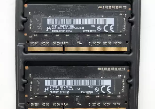 1. Снимка на OEM RAM памет DDR3 1600 MHz 8 GB (2 х 4 GB) за Apple iMac