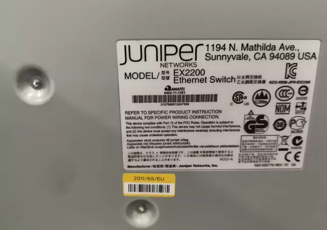 2. Снимка на Juniper Networks EX2200 ex 2200 - 24T - 4G Суич 24 - портов превк