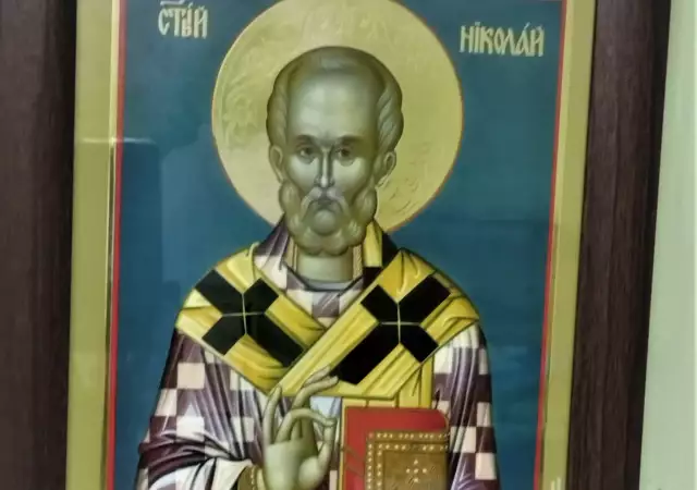 Икона на Свети Николай Мирликийски Чудотворец , репродукция