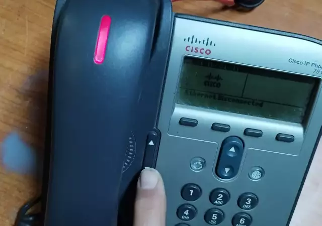 Cisco 7906 7911, VoIP телефон 192х64 - pixel графичен LCD