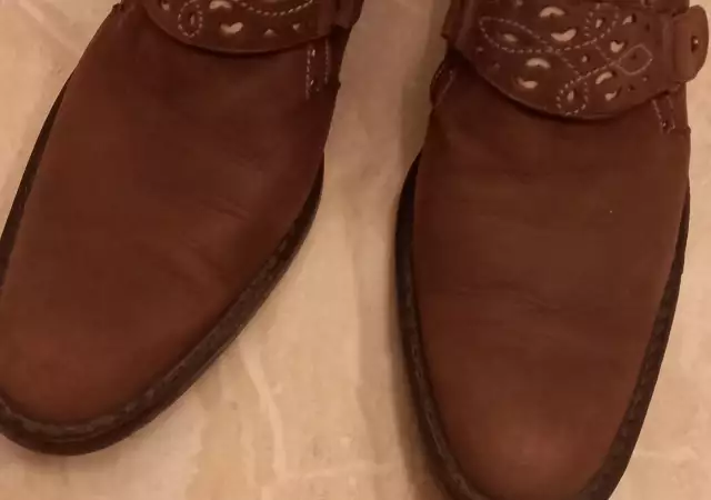1. Снимка на Елегантни кафяви обувки на Hispanitas 41 номер