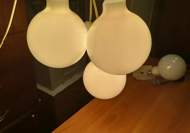 3. Снимка на LED лампи филаментни, опал G125 VIVALUX 3бр с фасунги