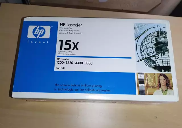 1. Снимка на Тонер касета за HP 15A LaserJet - Black Original HP C7115A