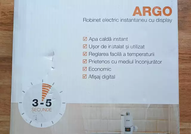 Проточен бойлер. Ел. смесител водонагревател Ferroli Argo3kW