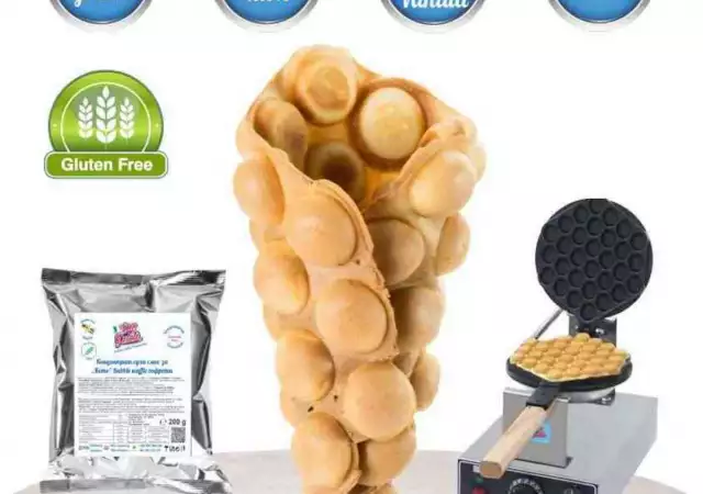 Концентрат за КЕТО гофрети bubble waffle ванилия