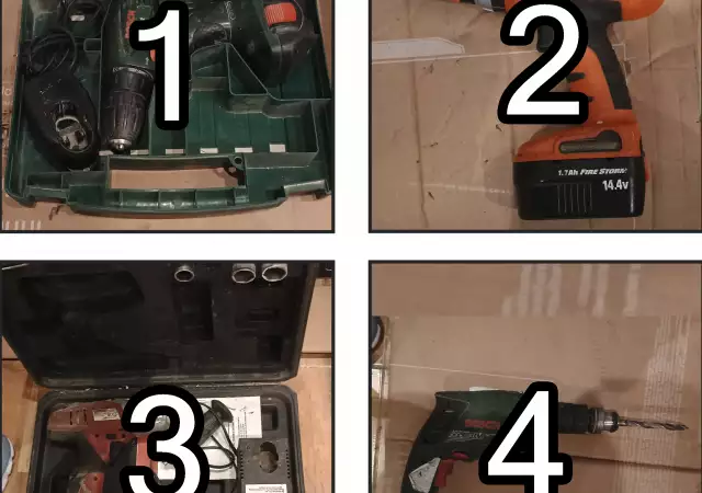 Винтоверти за работа:black and decker; bosch psr 12; Wrench