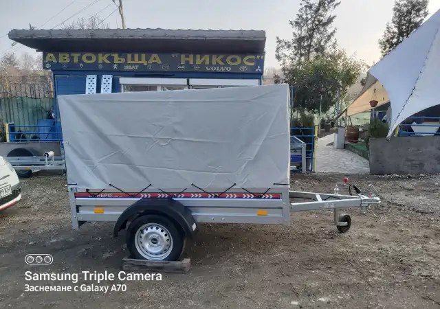 Туристическо ремарке REPO RPP с брезент и шпригл
