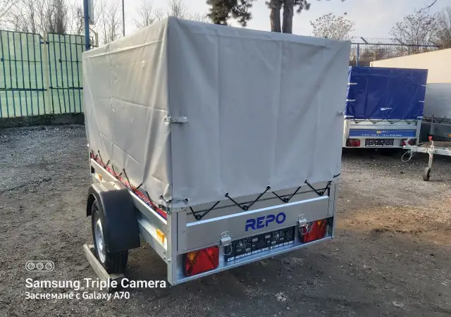 Туристическо ремарке REPO RPP с брезент и шпригл