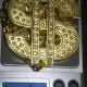 . Снимка на 90 грама Позлатен ланец с висулка долар - внос от САЩ