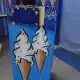 . Снимка на Сладолед машина Итлиянска със две вани настолна външни разме