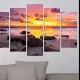 . Снимка на Декоративни панели за стена с красив морски залез