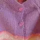 . Снимка на Шарена плетена жилетка