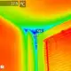 . Снимка на Термографски обследвания на сградни инсталации.