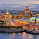 . Снимка на Белите нощи на Санкт Петербург с Круиз до Финландия