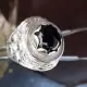 . Снимка на модел 310 Изработен от масивно сребро Мъжки пръстен с 1 бр