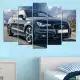 . Снимка на Декоративно пано за стена от 5 части със спортно Audi - HD - 5