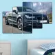 . Снимка на Декоративно пано за стена от 5 части със спортно Audi - HD - 5