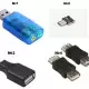 . Снимка на USB звукова карта и USB конвентори