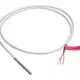 . Снимка на PT1000 температурен датчик с водоустойчив тефлонов кабел 1m
